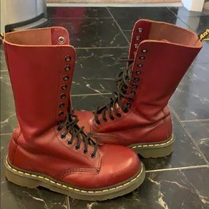 14 eye steel toe boots